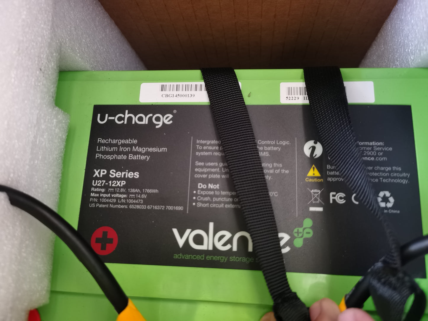 Valence_U24-12XP battery
