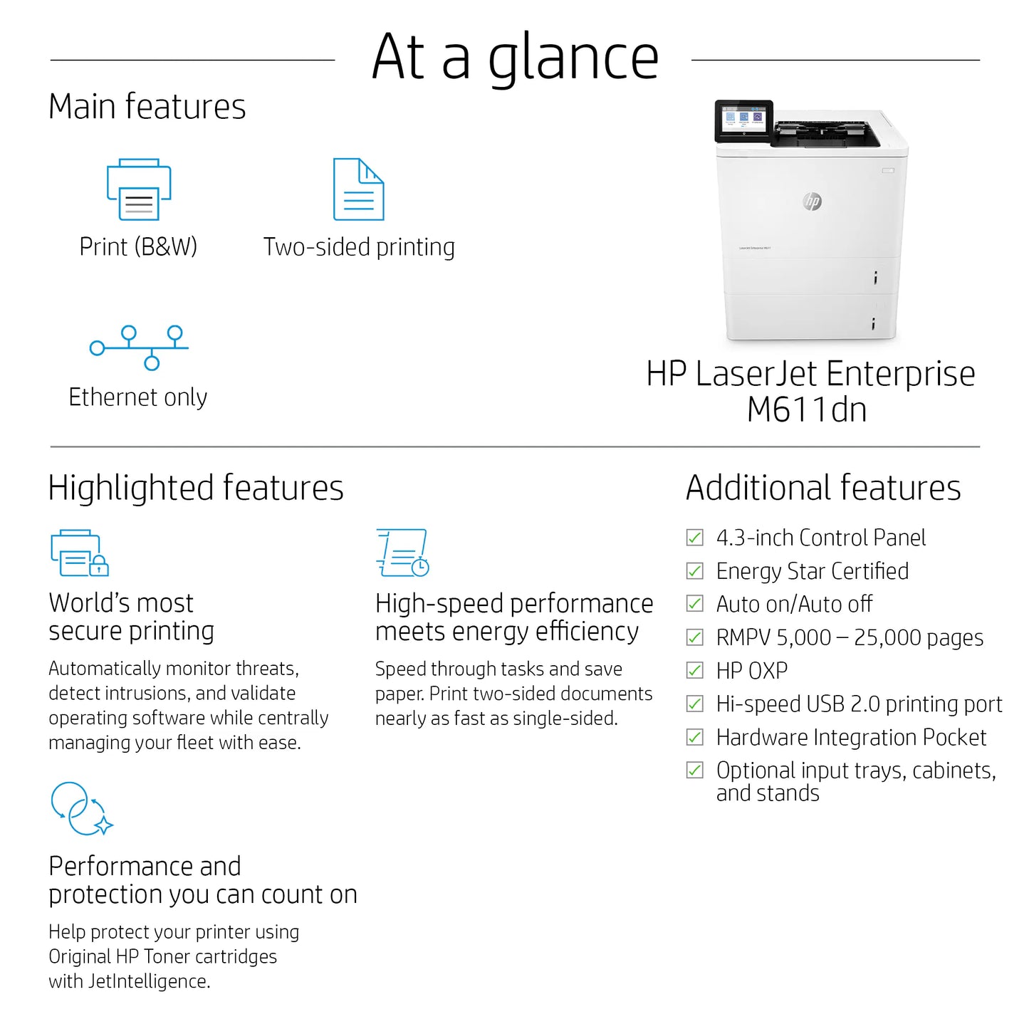 HP LaserJet Enterprise M611dn