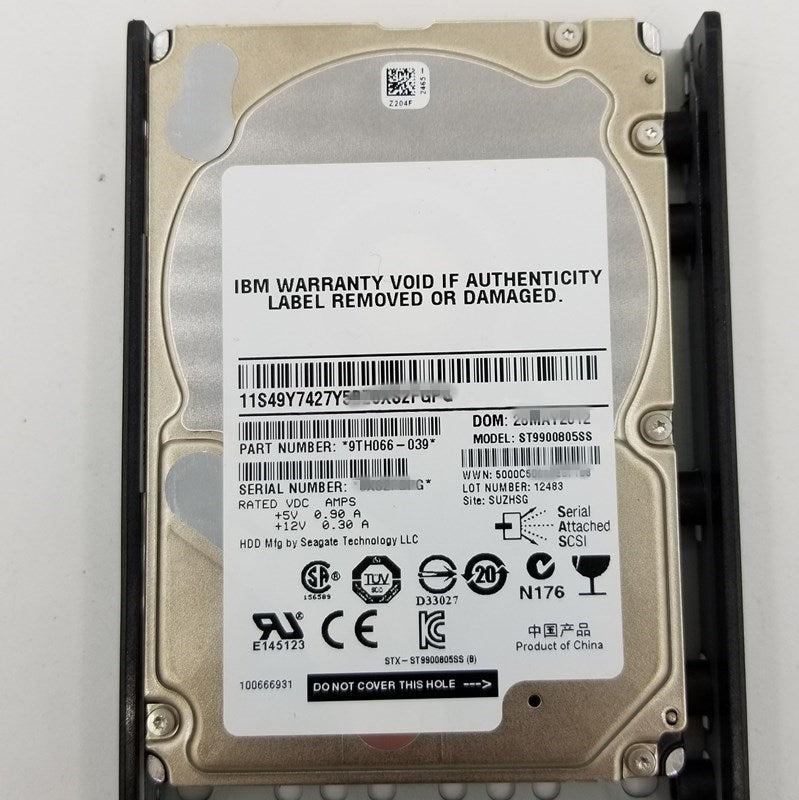 00L4568 00L4680 00Y2684 85Y6274 900GB 10K SAS 2.5 V7000 hard disk