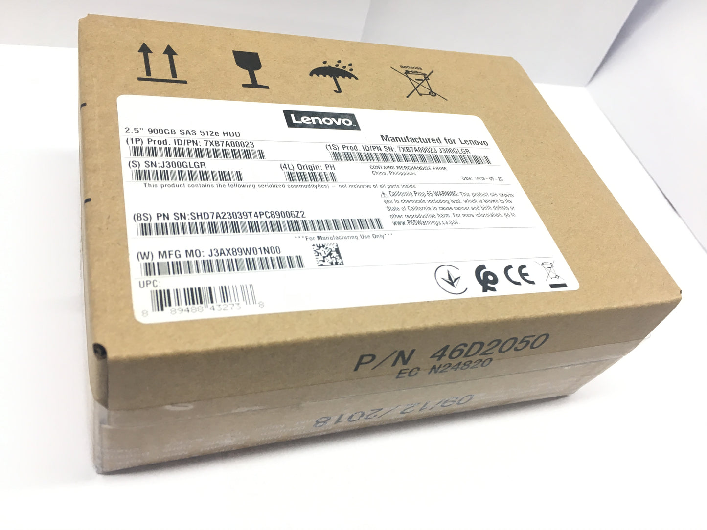 7XB7A00023 00YK012 900GB 15K SAS 12Gb Hard Drive SR650