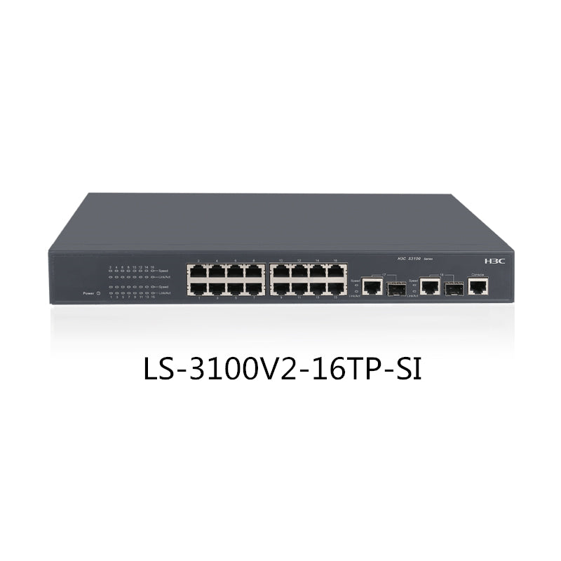LS-S3100V2-16TP-SI Ethernet Switch 16 100M 2 Port Gigabit Layer 2 Network Management Optical Switch