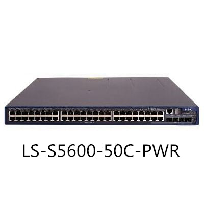 H3C S5600-50C-PWR Ethernet Switch 48-port Gigabit POE + 4SFP Intelligent Layer 3 Switch