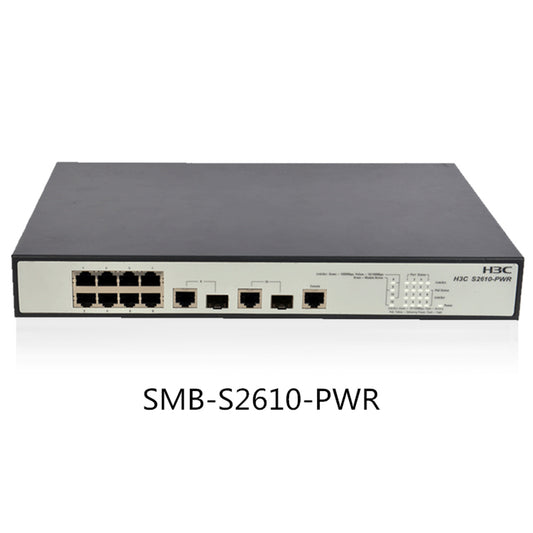 H3C SMB-S2610-PWR Ethernet Switch 8 Port 100M Layer 2 Intelligent Network Management POE Powered Enterprise Switch