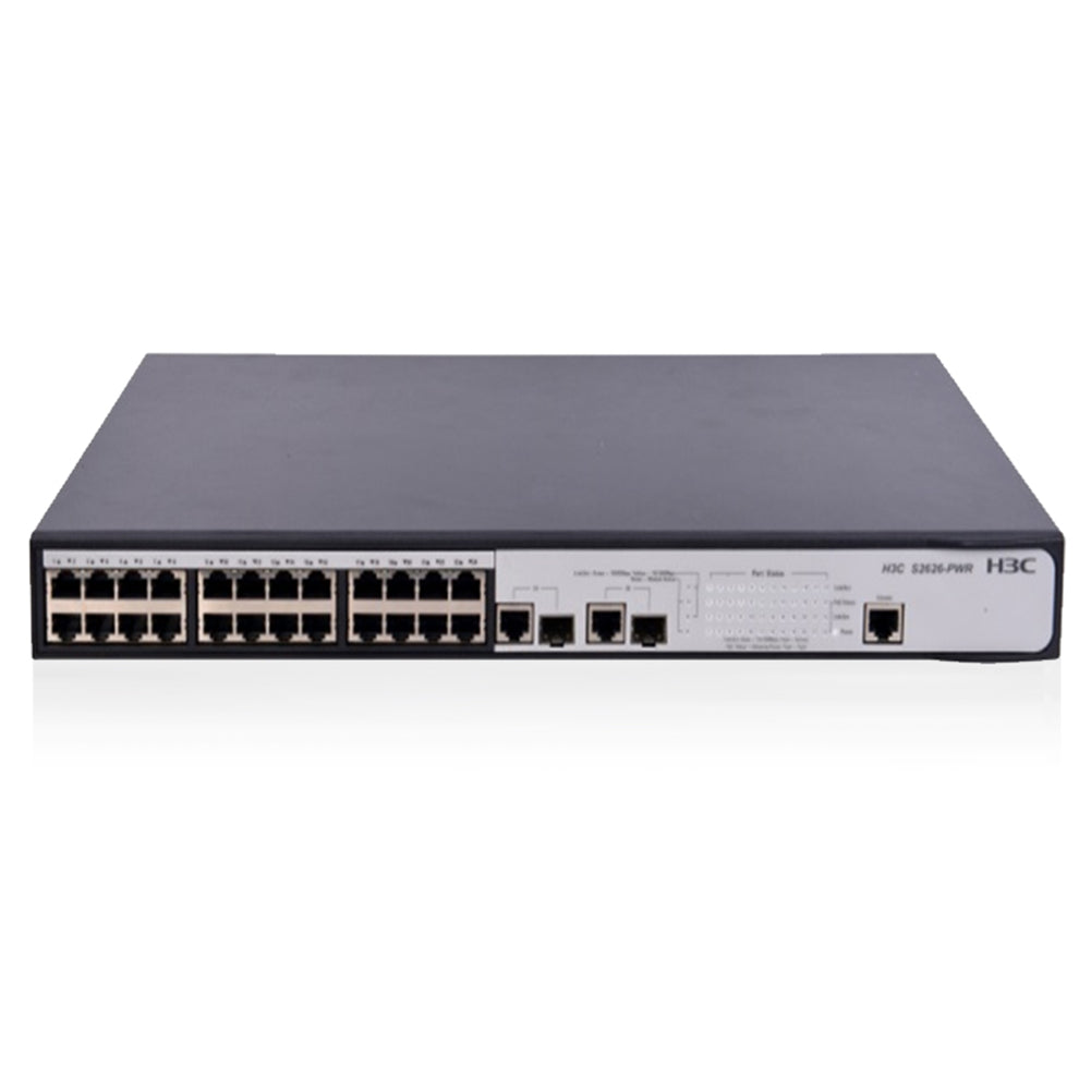 H3C SMB-S2626-PWR 24-port 100M intelligent POE power supply network management monitoring iron shell rack switch
