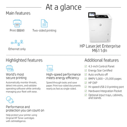 HP LaserJet Enterprise M611dn