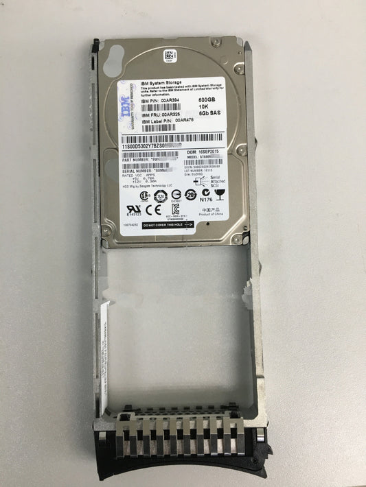 00AR325 00AR394 00AR478 49Y7448 600GB 2.5 10K SAS V7000 hard disk