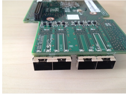 00MJ095 00Y2491 V3500 V3700 8Gb FC interface 4-port fiber daughter card