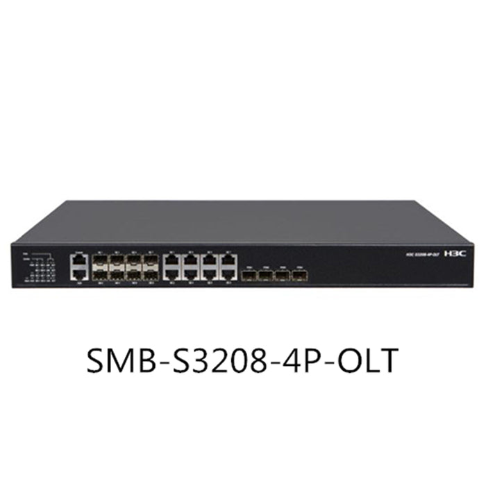 H3C S3208-4P-OLT 4 1000Base-PX + 8 10/100 / 1000Base-T RJ45 / 100Base-FX / 1000Base-X SFP Combo Ethernet PON OLT switch host