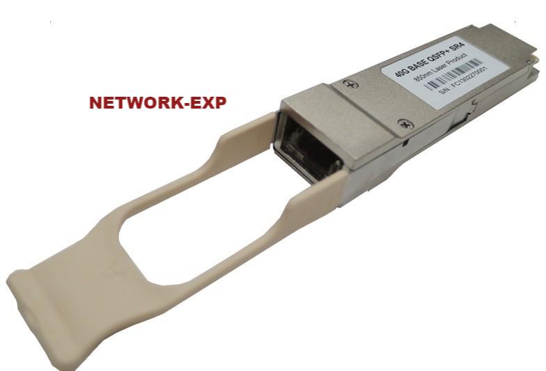 40G QSFP+ SR4 Transceiver Hot Pluggable, MPO/MTP, 850nm VCSEL, Multi-Mode, 100M, DDM