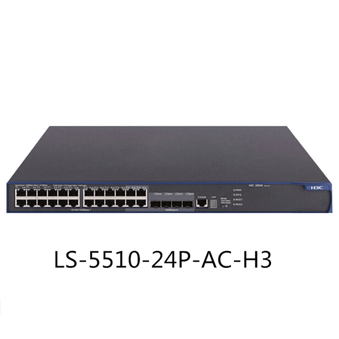 H3C S5510-24P Ethernet Switch 24-port Full Gigabit Layer 3 Web-Manageable Core Switch