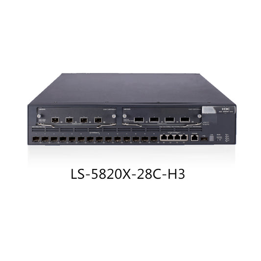 LS-S5820X-28C H3C 10G core campus networking switch 140,000 Mbps aggregation L3 Ethernet switch