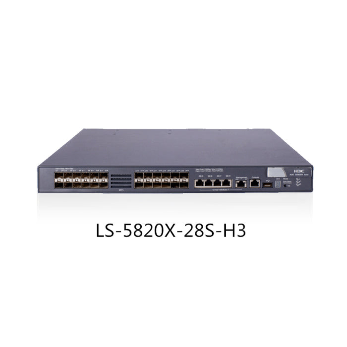 LS S5820X 28S 24 port 10 Gigabit SFP+ 4 port Gigabit 10 Gigabit  LS S5820X 28S 24 port 10 Gigabit SFP+ 4 port Gigabit 10 Gigabit