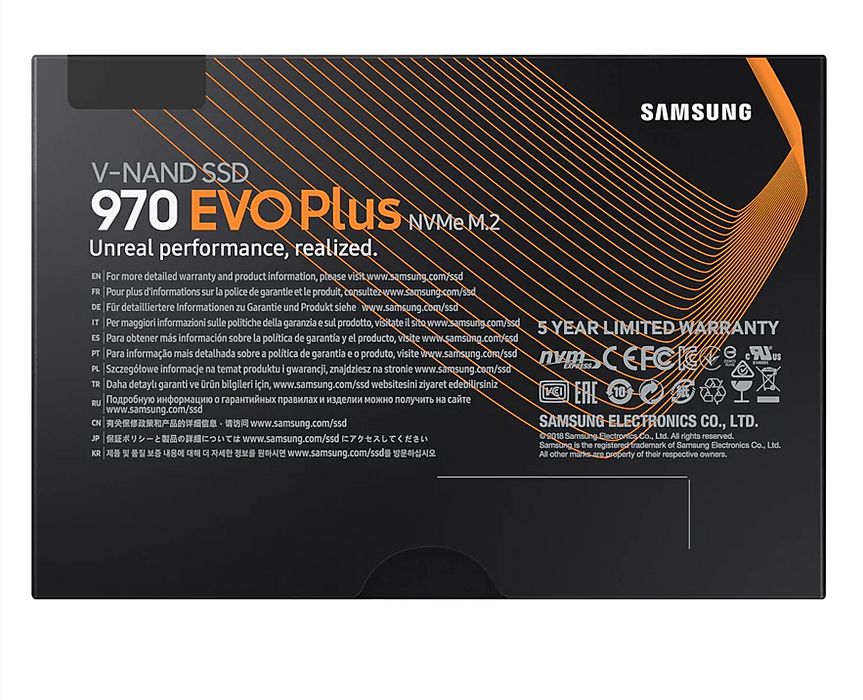 Original Sam sung SSD 970 EVO Plus SSD M2 500GB MZ V7S500B NVme M.2 2280 NVMe Internal Solid State HardDisk for computer