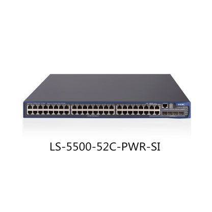 H3C S5500-52C-PWR-SI Ethernet Switch 48-port Full Gigabit Layer 3 Enterprise Network Management POE Switch