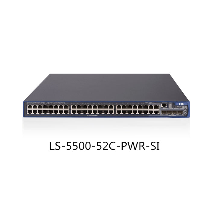 H3C S5500-52C-PWR-SI Switch Gigabit Layer 3 Ente — Network Exp