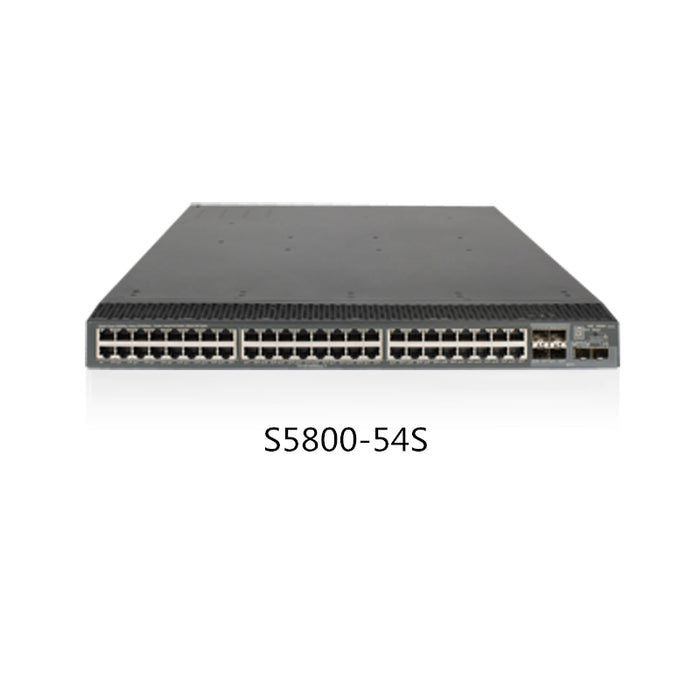 S5800-48MBQ, 48-Port Ethernet L3 Switch, 48 x 100M/1000M/2.5GBASE-T/Multi- Gigabit, with 4 x 25Gb SFP28 and 2 x 40Gb QSFP+, Support MPLS&MLAG -   United Kingdom