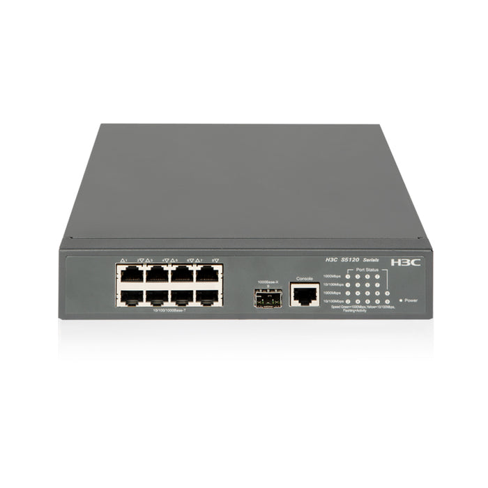 LS-S5120-9P-SI Ethernet Switch H3C 9-Port Gigabit Ethernet VLAN Traffic Intelligent Management Switch