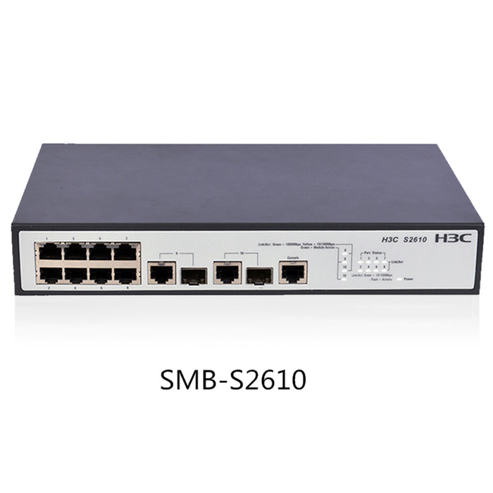 H3C SMB-S2610 Ethernet Switch 8-port 100M Network Management Switch Monitoring Network Switch